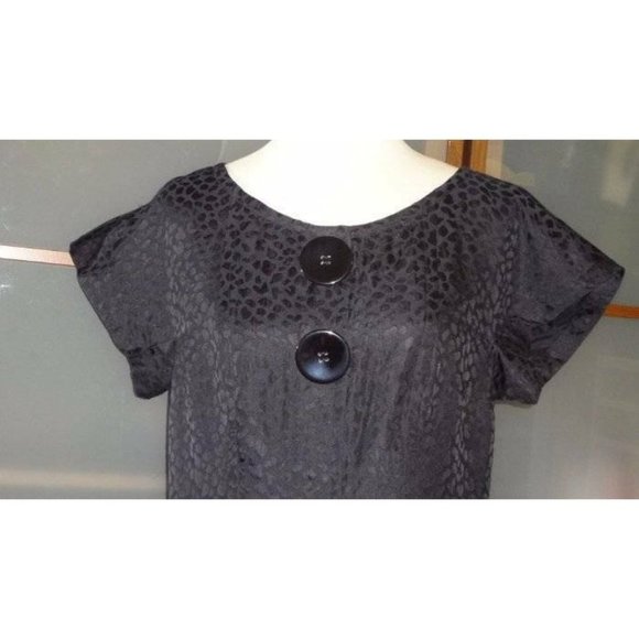 Tracy Reese Frock! Little Black Silk Dress NEW - Picture 2 of 7